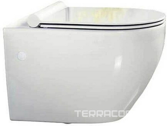 Унитаз подвесной, безободковый, 500x370x360мм, без сиденья арт.BB123SC / арт.BB209SC, Sfera-R XX