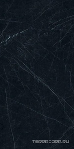 Керамогранит Ariostea Ultra Marmi Nero Marquinia Lucidato (Shiny) 6 mm 150x300 Черный 