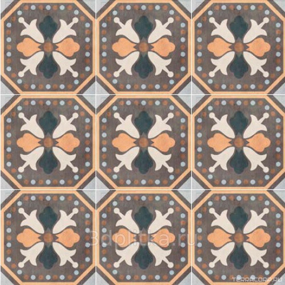 Керамогранит Sant Agostino Patchwork Colors 03 20x20 Комбинированный, фото 4