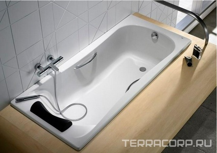 Акриловая ванна BECOOL 180х80x50 см прямоугольная (БЕЗ монтажного комплекта и панели) ZZ Roca BeCool ZRU9302782