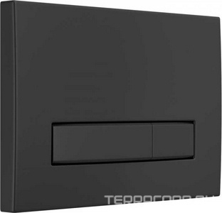 Клавиша  Line SoftTouch, для инсталляции , двойной смыв, цв. черный, ZZ Berges ATOM 049227