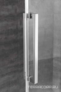 Душевой уголок 1300(1280-1320)х800(780-800)хh2000мм, прямоугольн, правый/левый, вход 525мм,(ст.прозр.Idrorepellente 8мм,фурнит.цв.хром),  ZZ Cezares Lux Soft LUX-SOFT-W-AH-1-130/80-C-Cr-IV