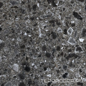 Керамогранит Kerranova Terrazzo Керамогранит K-333/MR Dark Grey 60х60 Серый 