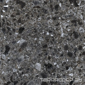 Керамогранит Kerranova Terrazzo Керамогранит K-333/MR Dark Grey 60х60 Серый 