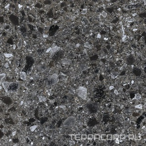 Керамогранит Kerranova Terrazzo Керамогранит K-333/MR Dark Grey 60х60 Серый 