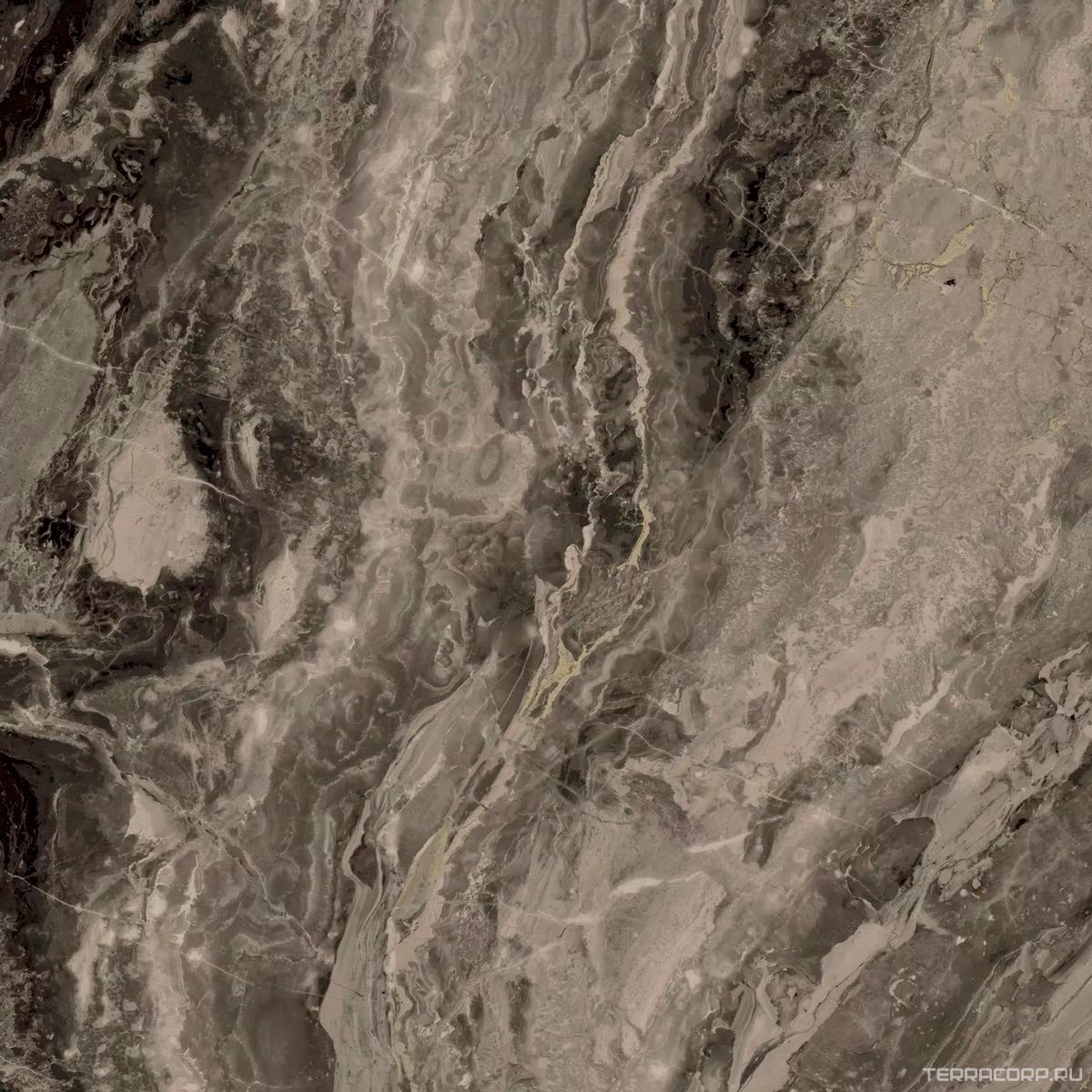 Керамогранит Florim Prexious of Rex Dream Arabesque Glossy 60x60 Серый, фото 4