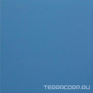 Керамогранит Уральский гранит Уральские фасады Грес Уральский UF012 синий моноколор матовый60x60 Синий 