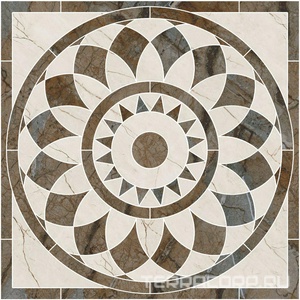 Керамогранит Kerama Marazzi Театро Декор  наборный 100x100 Коричневый 