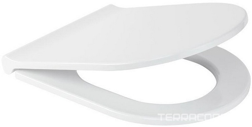 Сиденье для унитаза, с микролифтом, тонкое, (цв.Gloss White), Enjoy ZZ