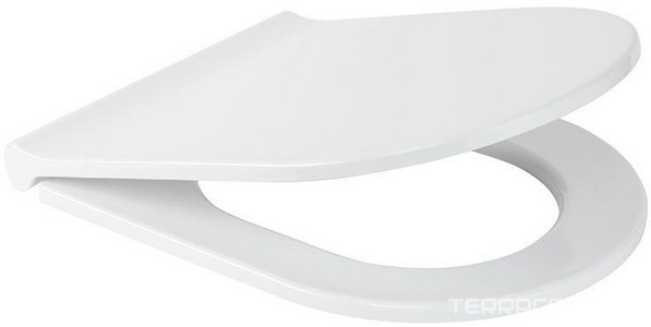 Сиденье для унитаза, с микролифтом, тонкое, (цв.Gloss White),  ZZ Ceramica Cielo Enjoy CPVEJNEWF Gloss White