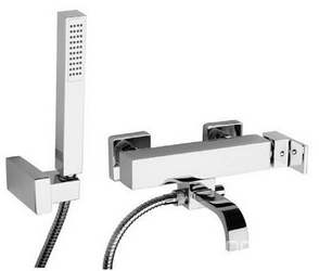 Смеситель Paini Dax-R 84CR105R2SKM для ванны с душем| 24x8x18