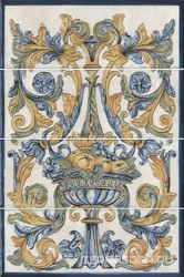 Площадь Испании, панно (из 4 частей 15х40) ХХ|40x60