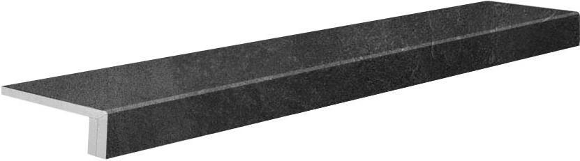 Ступени Kerama Marazzi Про Стоун Ступень Евро Проходная чёрный обрезной (n062862) 34,5x119,5 Черный, фото 3