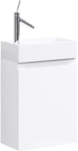 Тумба подвесная ,  402*222*95 мм, цвет белый, БЕЗ раковины ZZ Aqwella Leon Ln-MP.01.04/W / 394356