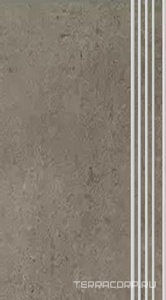 Ступени Grasaro Beton Ступень G-1103 MR мат.антрацит 29.4x60 Серый 