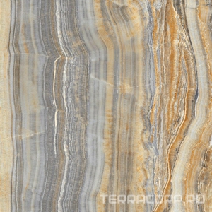 Керамогранит Ariostea Ultra Onici Grey Onyx Vein Cut Lev Silk 6 мм 150x150 Серый 