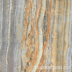 Керамогранит Ariostea Ultra Onici Grey Onyx Vein Cut Lev Silk 6 мм 150x150 Серый 