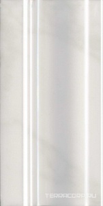 Керамическая плитка Kerama Marazzi Висконти Плинтус  белый XX20x10 Белый 