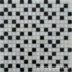 Мозаика Спектр-М Натуральный камень Мозаика из камня на сетке М20-199-15Р 30.5x30.5 Комбинированный 