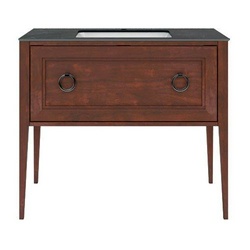 Тумба PLAZA Classic, напольная 100 см, 1 выдвижной ящик, высота 840 мм, цв. орех XX