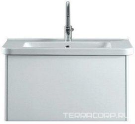 Тумба подвесная 79хh47х40см, д/рак 80см, 1 выдвижной ящик, (фасад цв.белый, корпус цв.белый), крепл.в компл., Le Fiabe XX