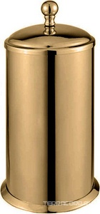 Контейнер для ватных дисков, (цв.бронза),  ZZ Cezares Aphrodite APHRODITE-PC-02-M