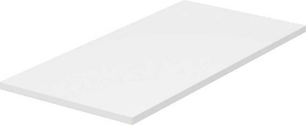 Столешница 250х505хh12мм, без выреза, с крепежом, (цв.белый лак глянец), Adapto ZZ
