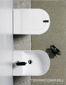 Биде подвесное 52х35см, крепёж в компл., (цв.glossy white),  ZZ ArtСeram The One THB001 01; 00