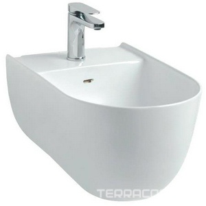 Биде подвесное 52х35см, крепёж в компл., (цв.glossy white),  ZZ ArtСeram The One THB001 01; 00