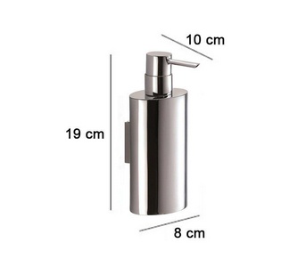 Дозатор для ж/мыла настенный 8х10хh19см, (цв. хром) Mar Pomd'or MAR 75.78.01.002
