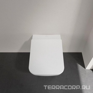 Сиденье для унитаза (тонкое Slimseat Line SANDWICH), с Quick Release и Soft Closing, (цв. 01 white),  Villeroy & Boch Venticello 9M80S101