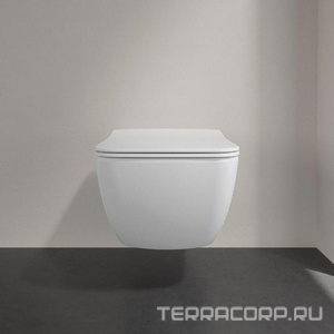 Сиденье для унитаза (тонкое Slimseat Line SANDWICH), с Quick Release и Soft Closing, (цв. 01 white),  Villeroy & Boch Venticello 9M80S101