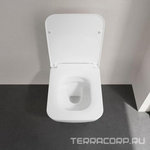 Сиденье для унитаза (тонкое Slimseat Line SANDWICH), с Quick Release и Soft Closing, (цв. 01 white),  Villeroy & Boch Venticello 9M80S101