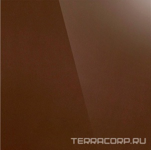 Керамогранит Уральский гранит Уральские фасады Грес Уральский UF027 кофейный  моноколор полированный60x60 Коричневый 