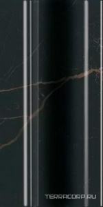 Керамическая плитка Kerama Marazzi Алькала Плинтус  чёрный 10x20 Черный 