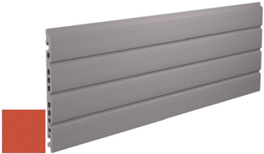 Керамогранит Faveker GA16  Rojo Ranurado 40x150 Коричневый 