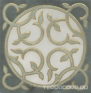 Керамогранит Kerama Marazzi Джардини Вставка  лаппатированный 15x15 Бежевый 