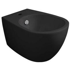 Биде подвесное, 56х36,5см, БЕЗ крепежа, (цв.черный глянец), Vignoni ZZ