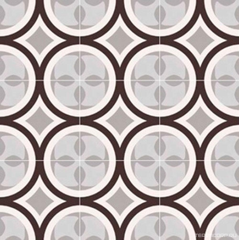 Керамогранит Sant Agostino Patchwork Black&White 01 ZZ20x20 Комбинированный, фото 3