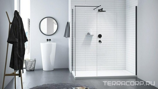 Смеситель для душа, встраиваемый в стену, с переключателем,  (цв.черный матовый PVD),  ZZ Paini Cox 78PZ6911