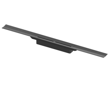 Профиль д/дренажа душа, 1000х55мм, укорачив.,монтаж на плиточн.клей над бетон.стяжкой,БЕЗ сифона арт.673002,(цв.сатин,черный хром),Тесе ZZ Tece Tecedrainprofile 671001