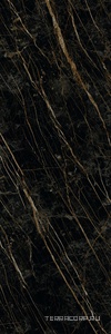 Керамогранит Laminam I Naturali Marmi  Noir Desir Lucidato 5.6 mm 100x300 Черный 