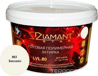 Полимерная затирка  803  бисквит 2кг.XX Антураж Diamant Star 803