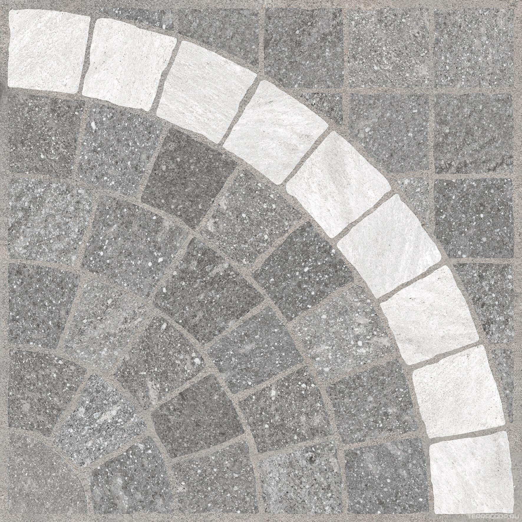 Керамогранит Sadon Le Cave Grigio Arco Bianco (2 см) Rett ZZ(п.п)60x60 Серый, фото 3
