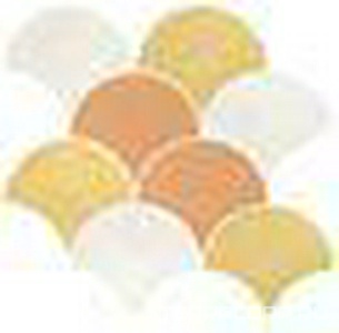 Мозаика Kerama Marazzi Капри Модульное панно FISHSCALE  светлый(n047101,n047113,n047104)27х28 Комбинированный 