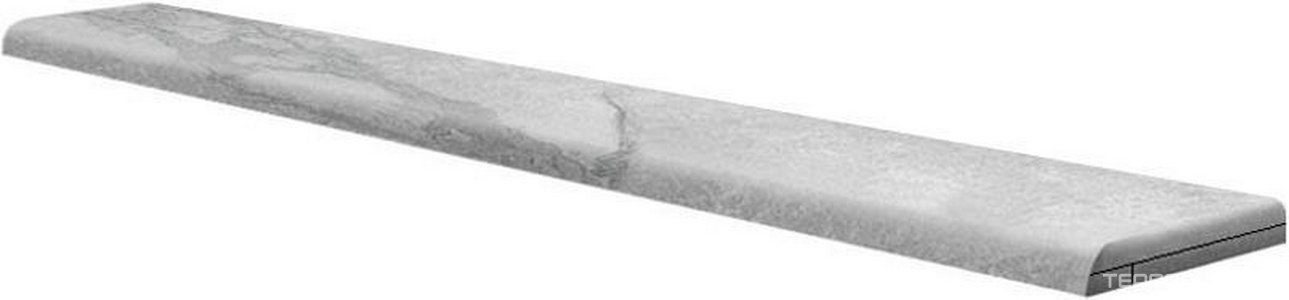 Ступени Kerama Marazzi Монте Тиберио Ступень Техно Левая  обрезной (n049045)ZZ 29,60x119,50 Белый 