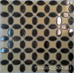 Мозаика из камня на сетке М20-209Р ZZ |30.5x30.5
