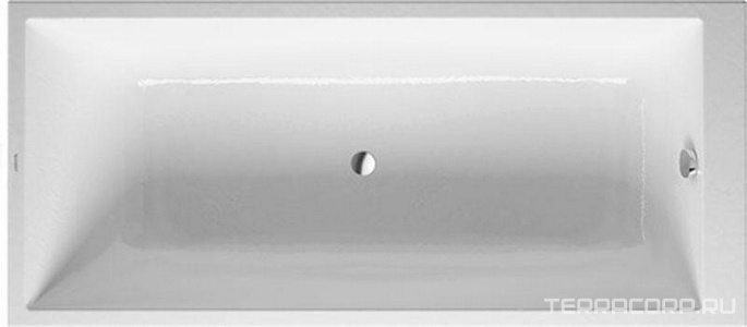 Ванна акриловая 1700х750хh365мм, без ножек и слива/перелива,  ZZ Duravit Onto 700231000000000