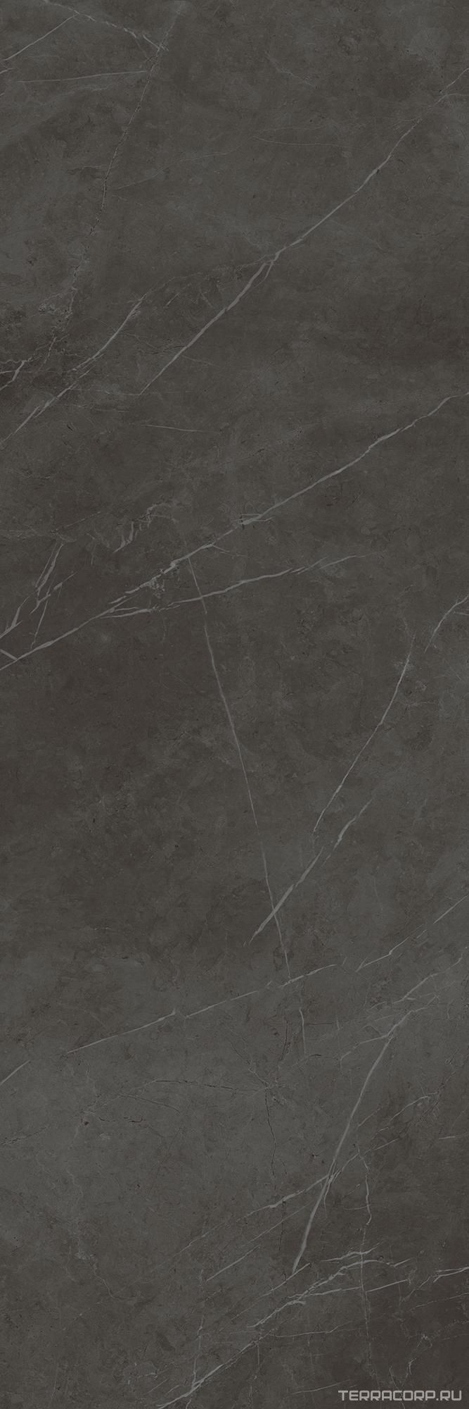 Керамогранит Laminam I Naturali Marmi Pietra Grey lucidato 5.6 mm 100x300 Серый, фото 5