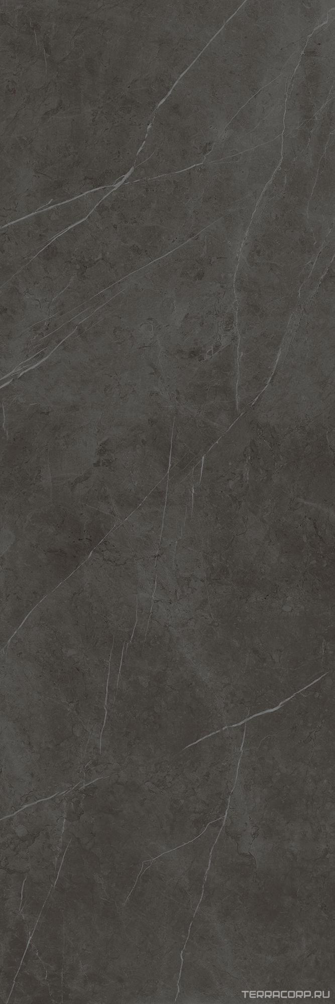 Керамогранит Laminam I Naturali Marmi Pietra Grey lucidato 5.6 mm 100x300 Серый, фото 6
